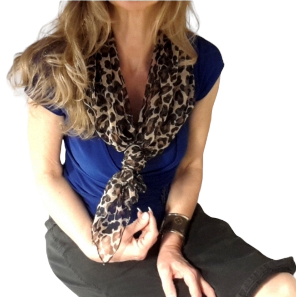 Leopard‎ Print Scarf